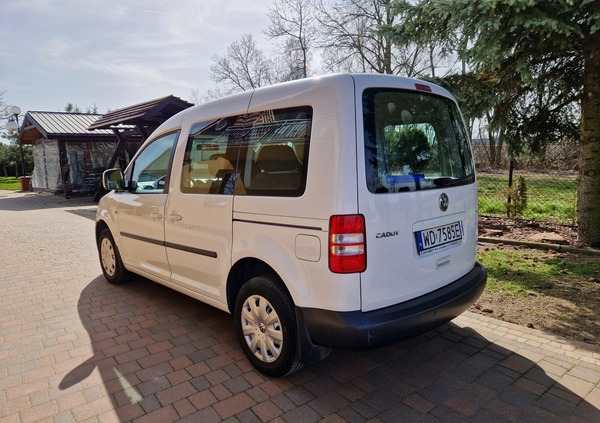 Volkswagen Caddy cena 29800 przebieg: 199999, rok produkcji 2012 z Ciechocinek małe 137